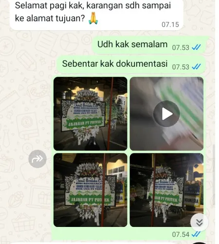 Pengiriman Papan Bunga Selamat Simpar Cipunagara